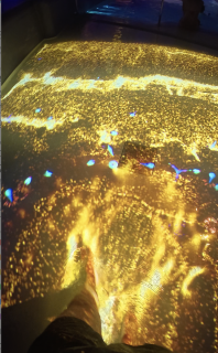 effets visuels lorsque l'on marche