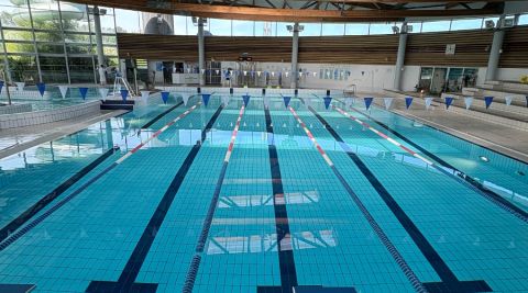 bassin sportif de 25m avec 5 couloirs L'Atrium