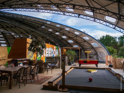 jeux foot-golf, table de air hockey