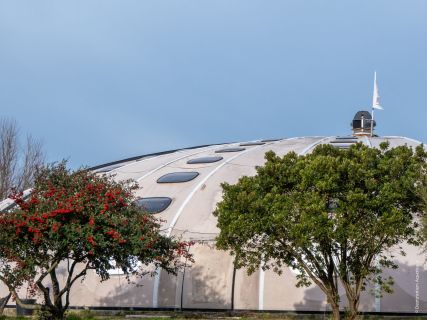 piscine tournesol de Granville vue de l'extérieur