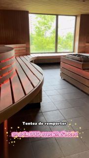 vue sauna O'Spa avec mention jeu concours